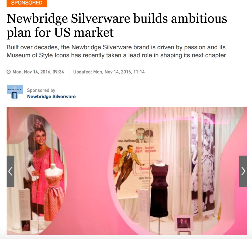 Newbridge Silverware plan US&nbsp;expansion