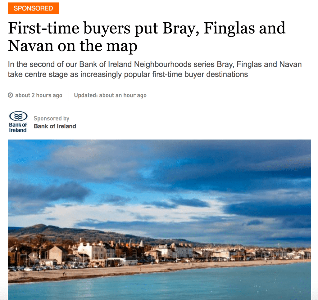 First-time buyers put Bray, Finglas and Navan on the&nbsp;map