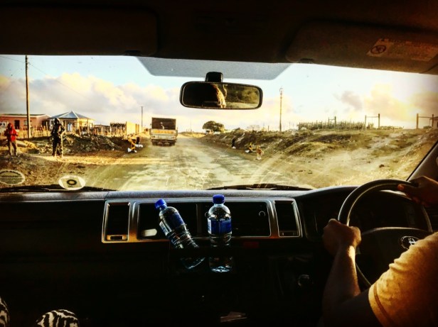 Driving the dirt roads between Coffee Bay and Morgan Bay