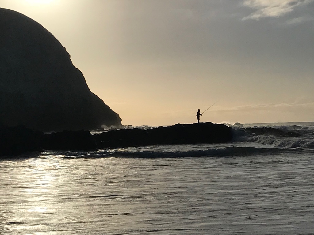 Fisherman at Coffee Bay