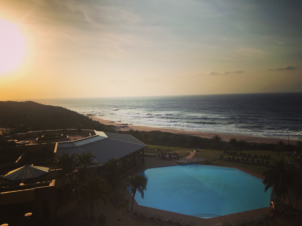 View of the Indian Ocean from the Wild Coast Hotel